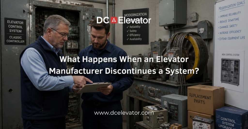 What Happens When an Elevator Manufacturer Discontinues a System? Featured Image